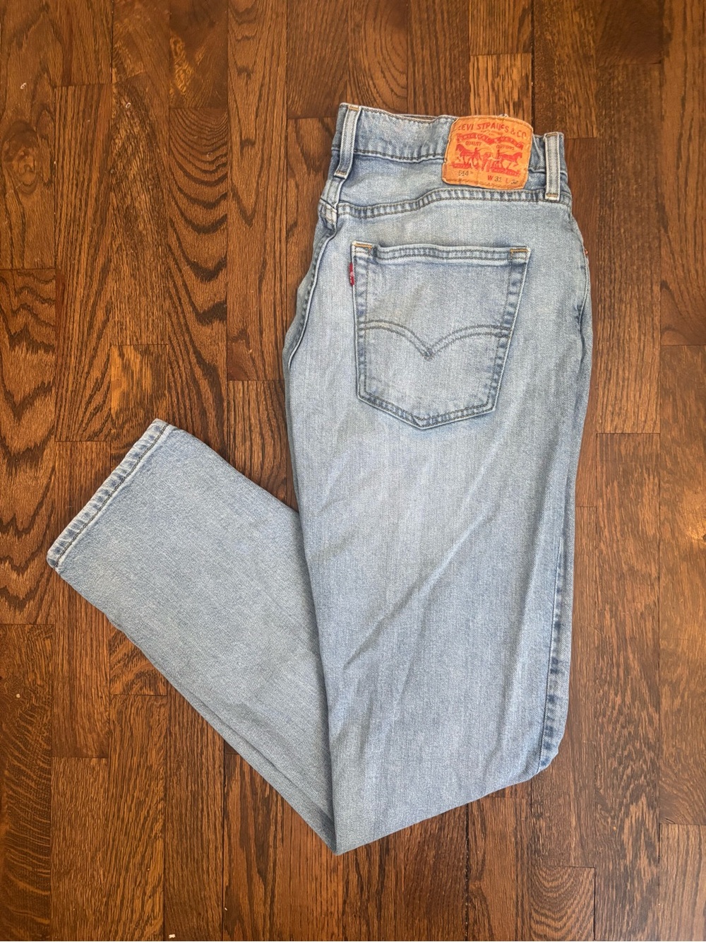 Levi's 514 - Men's Straight Light Blue Denim Jeans
